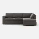 Glozin II Sectional Sofa in Latex—Sand